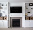 Electric Fireplace Bookcase Lovely 17 Extraordinary Painted Fireplace Ideas