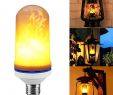 Electric Fireplace Bulb Beautiful E27 6w Led Flame Effect Fire Light Bulbs Flickering Emulation Decorative Lamps Simulated Vintage Flame Bulb for Club Bar Bedroom Full Spectrum Light