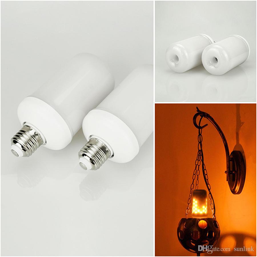 Electric Fireplace Bulb Lovely Retail and wholesale Led Bulb E27 2835 Led Flame Effect Fire Light Bulbs 5w Creative Lights Flickering Emulation Vintage atmosphere Decorative Lamp