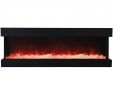 Electric Fireplace Heater Insert Luxury Amantii Tru View 3 Sided Built In Electric Fireplace 72 Tru View Xl 72”