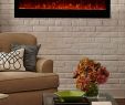 Electric Fireplace Heating Element New touchstone Sideline 50" Recessed Electric Fireplace