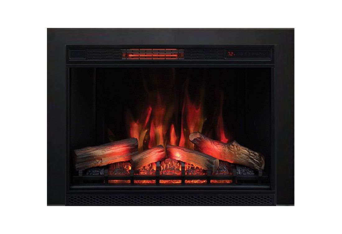 Electric Fireplace Logs Lowes Lovely 25 1875 In Black Electric Fireplace Insert