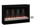 Electric Fireplace Logs Lowes New 36 In Contemporary Built In Electric Fireplace Insert