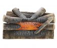 Electric Fireplace Logs with Heat and sound Best Of 20 In Electric Crackling Fireplace Logs
