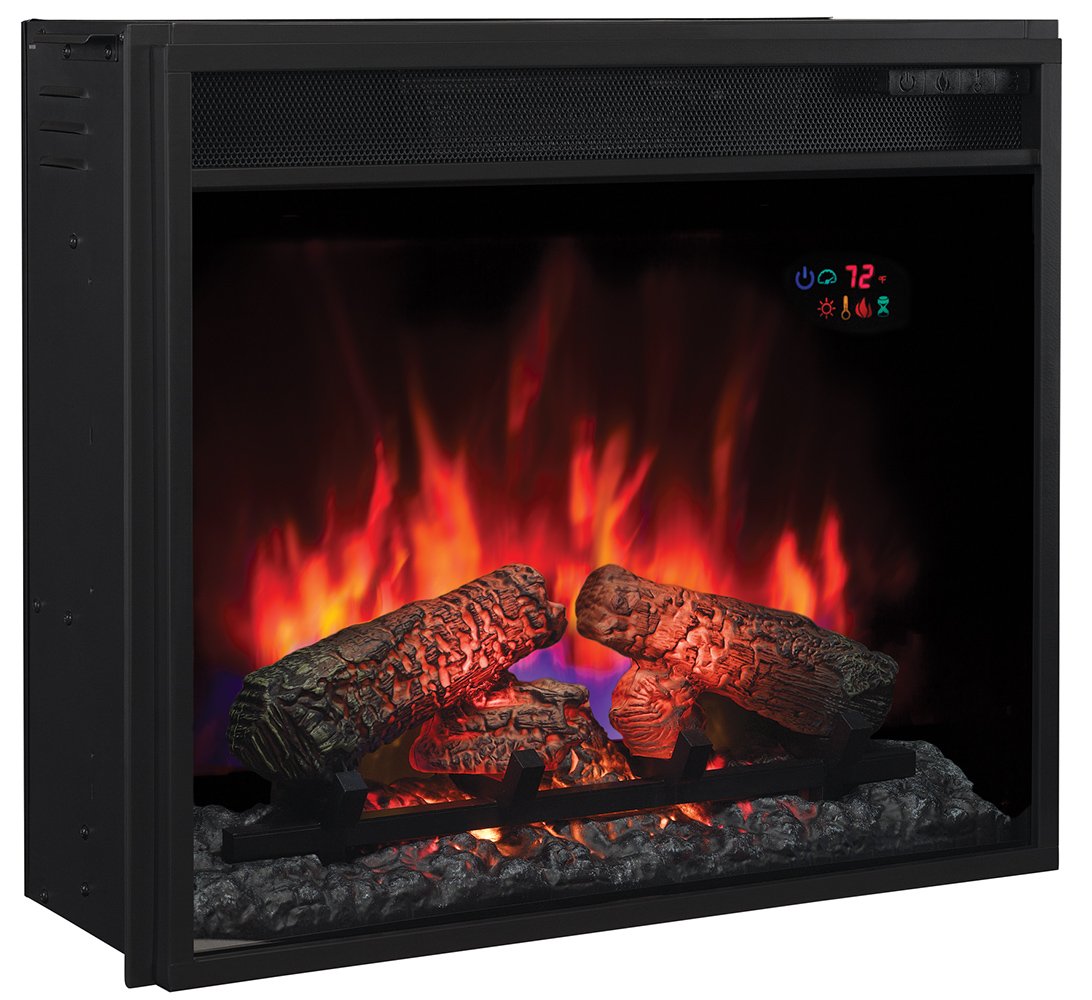 Electric Fireplace Logs with Heat and sound Elegant Classicflame 23ef031grp 23" Electric Fireplace Insert with Safer Plug