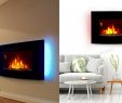 Electric Fireplace Logs with Heater Lovely Details About Wall Mounted Electric Fireplace Glass Heater Fire Remote Control Led Backlit New