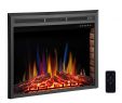 Electric Fireplace Logs with Remote Control Unique Rwflame 28" Electric Fireplace Insert Freestanding & Recessed Electric Stove Heater touch Screen Remote Control 750w 1500w with Timer & Colorful Flame