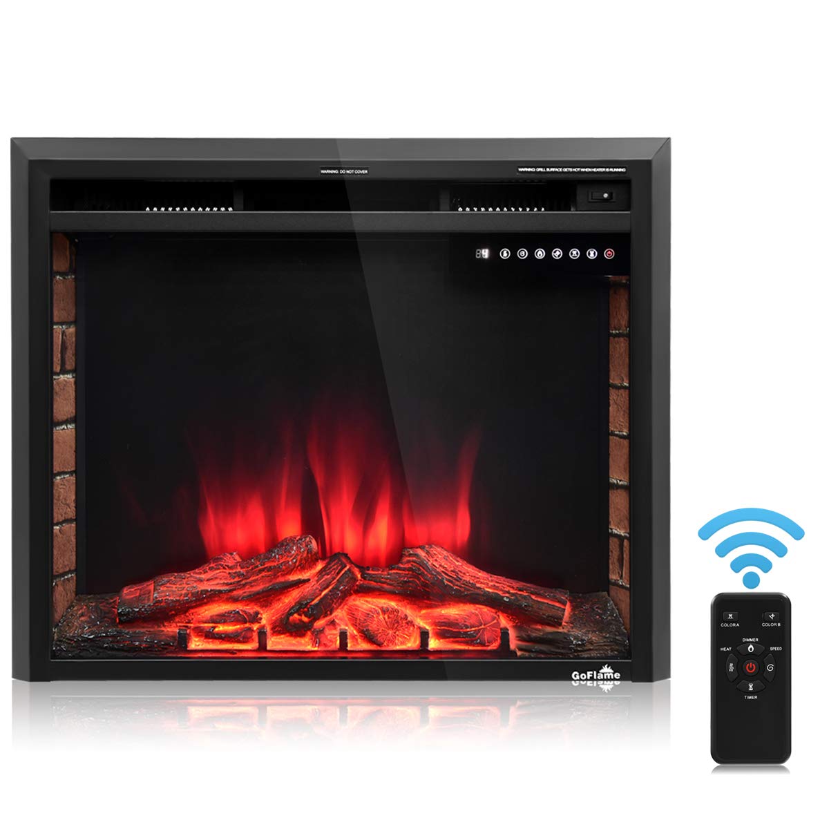 Electric Fireplace Remote Control App Inspirational Amazon Golflame Electric Fireplace 26” Recessed