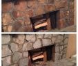 Electric Fireplace Stone Wall Awesome Diy Painted Rock Fireplace I Updated Our Rock Fireplace