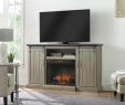 Electric Fireplace Tv Stand with Sliding Barn Doors Luxury Ameriwood Yucca Espresso 60 In Tv Stand with Electric