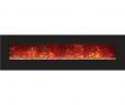 Electric Fireplace with Glass Rocks Elegant Amantii 81" Built In Wall Mounted Electric Fireplace Wm‐bi