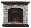 Electric Fireplace with sound Beautiful Rustic Fireplace Electric