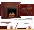 Electric Fireplace with Wood Mantel Awesome Jamfly Electric Fireplace Mantel Package Traditional Brick Wall Design Heater with Remote Control and Led touch Screen Home Accent Furnishings