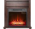 Electric Heater Fireplace Insert Elegant Amazon Akdy 27" Brown Wood Finish Insert Freestanding