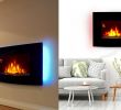 Electric Heaters that Look Like Fireplaces Beautiful Details About Wall Mounted Electric Fireplace Glass Heater Fire Remote Control Led Backlit New
