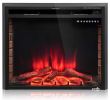 Electric Logs for Existing Fireplace Unique Tangkula Electric Fireplace Insert 26” Smokeless Modern Electric Fireplace Heater Recessed Free Standing Insert with Remote Control and Adjustable