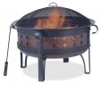 Endless Summer Outdoor Fireplace New Endless Summer 34 In W 2 tone Steel and Brushed Copper Finish Deep Wood Burning Firebowl with Diamond Design and Lid Lifting tool