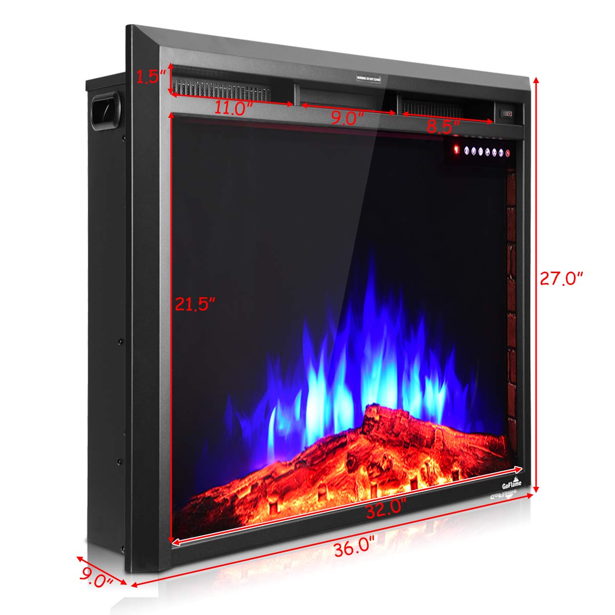Amazon Golflame Electric Fireplace 26” Recessed 61S5rkqnqlL SL1200
