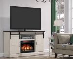 11 New Entertainment Stand with Fireplace