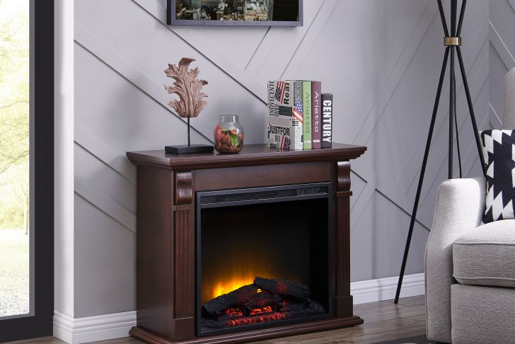 Extra Small Fireplace Screens New Bold Flame 33 46 Inch Electric Fireplace In Chestnut