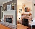 Fake Brick Fireplace Elegant Exposed Brick Fireplace Almond Home In 2019