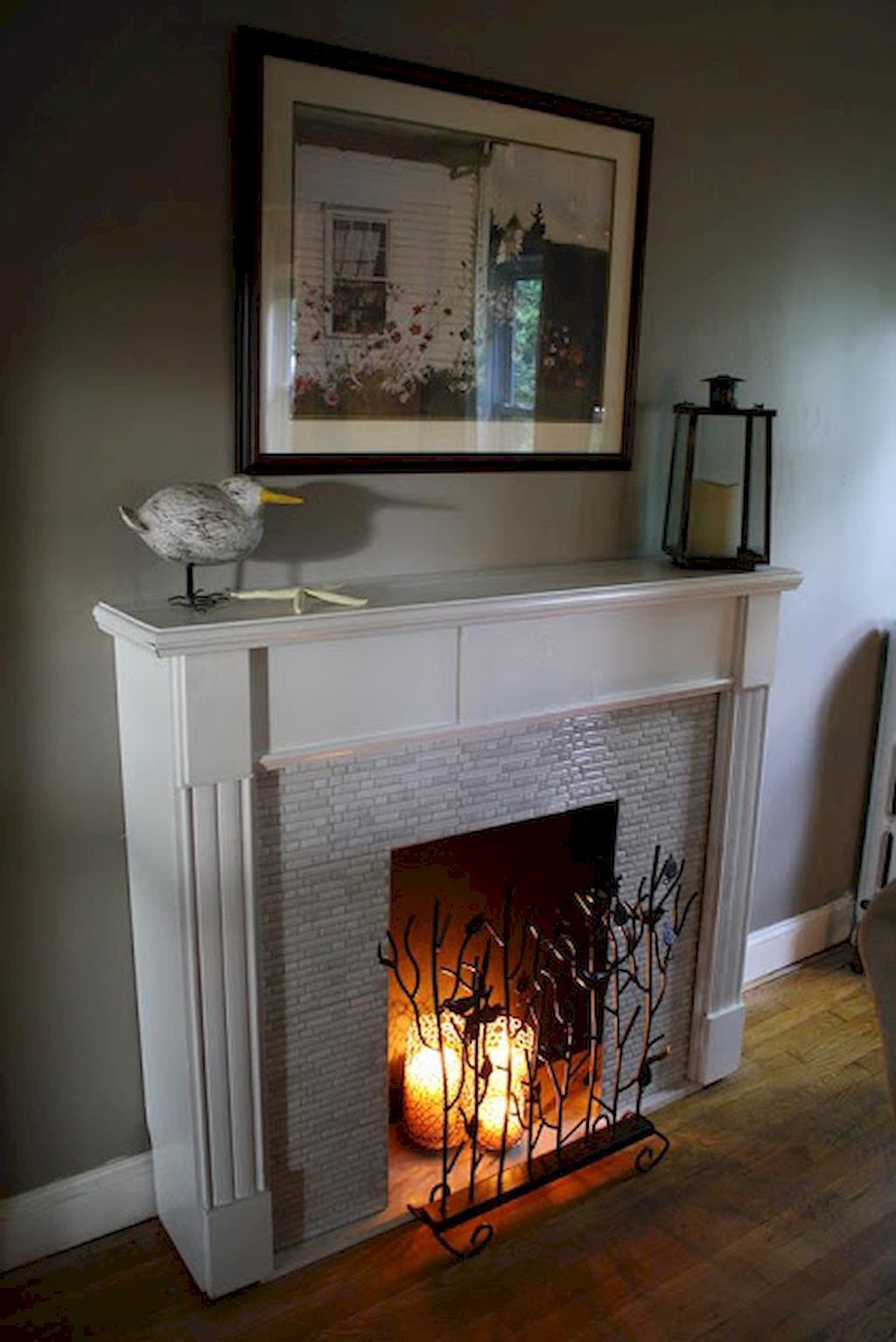 Fake Fireplace Mantel Unique 70 Gorgeous Apartment Fireplace Decorating Ideas