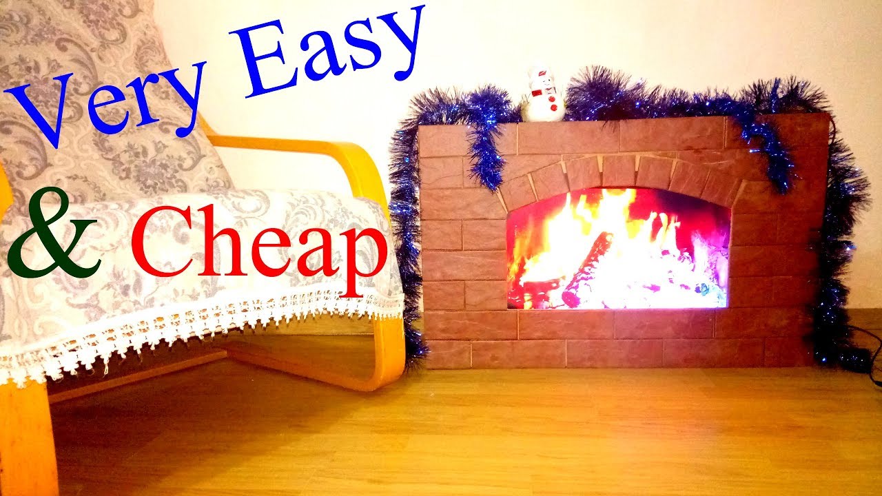Fake Fireplaces that Look Real Fresh How to Make A Fake Fireplace Of normal Size at Home Cheap and Fast