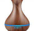 Fake Wood for Fireplace Inspirational Urpower Essential Oil Diffuser 400ml Wood Grain Aromatherapy Diffuser Ultrasonic Cool Mist Humidifiers Whisper Quiet 7 Color Changing Lights 4 Timer