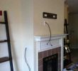 False Fireplace Fresh Concealing Wires In the Wall Over the Fireplace before the