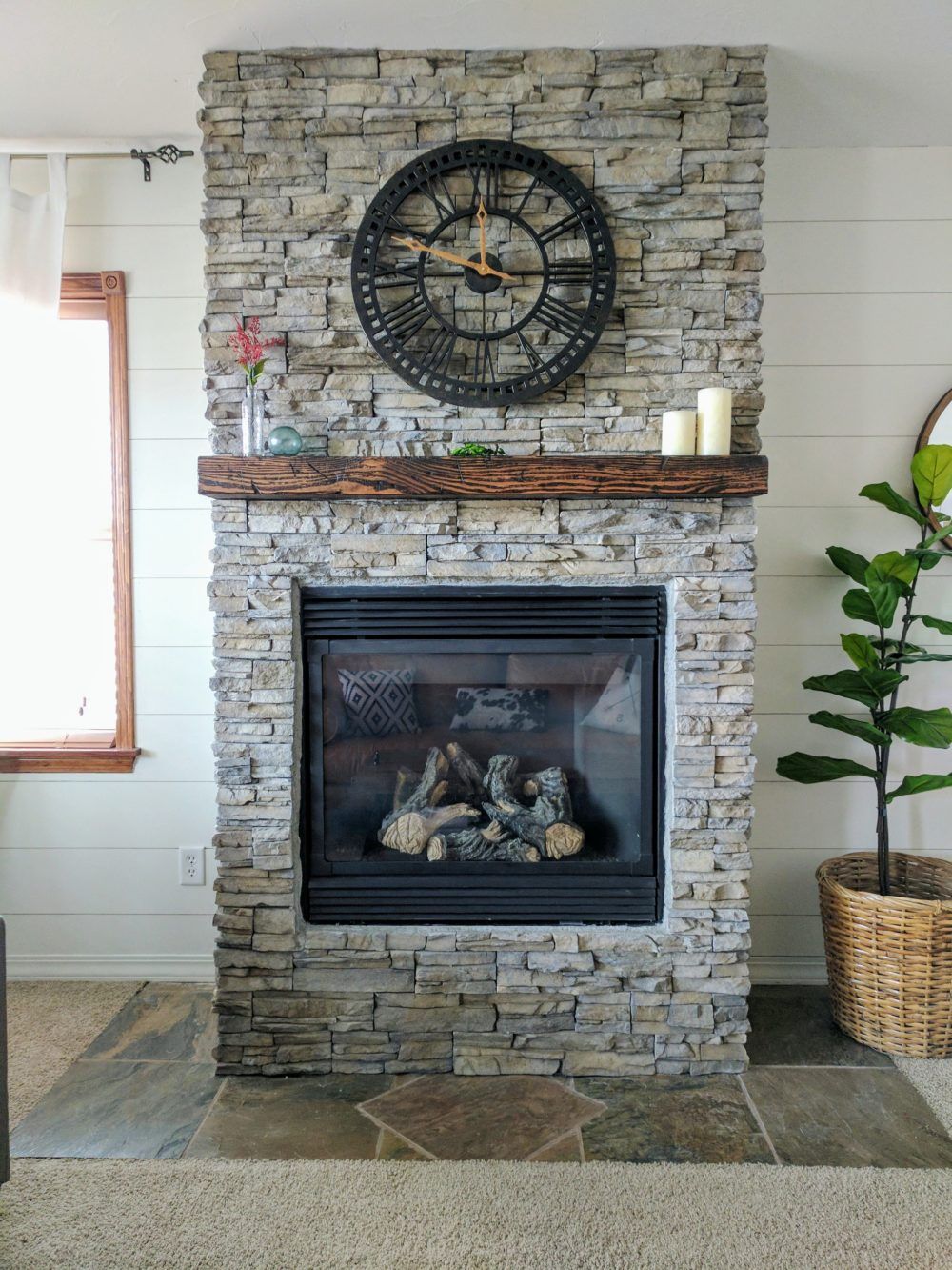 Farmhouse Electric Fireplace New How to Make A Distressed Fireplace Mantel