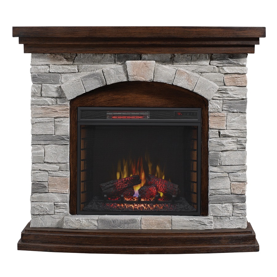 Faux Brick Electric Fireplace Awesome Rustic Fireplace Electric
