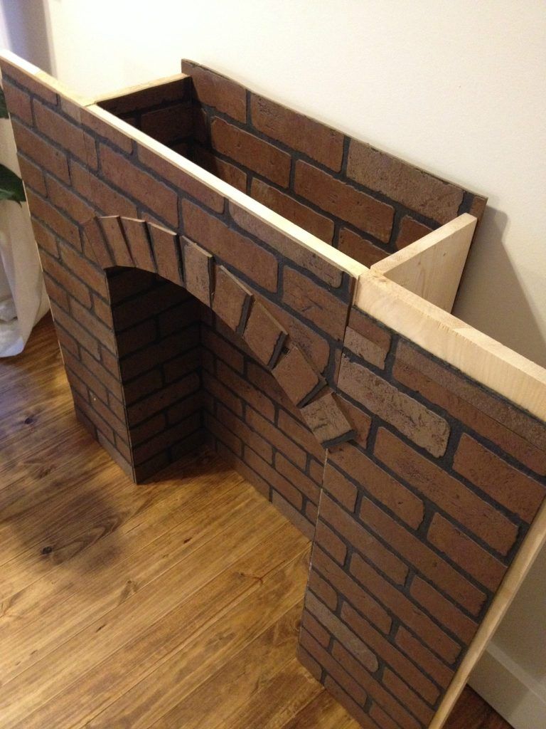 Faux Brick Fireplace Luxury if You Re Going to Make It You Better Fake It Diy Fake