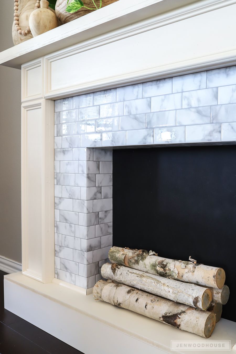 Faux Fireplace Logs Elegant How to Make A Diy Faux Fireplace Featuring Smart Tiles