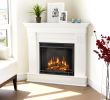 Faux Stone Electric Fireplace Best Of Chateau 41 In Corner Electric Fireplace In White