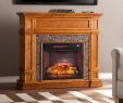 Faux Stone Electric Fireplace Fresh southern Enterprises Auburn 45 5 In Faux Stone Infrared