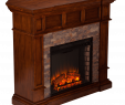 Faux Stone Electric Fireplace Tv Stand Beautiful southern Enterprises Merrimack Simulated Stone Convertible Electric Fireplace