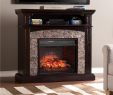 Faux Stone Fireplace Home Depot Elegant Newburgh 45 5 In W Faux Stone Corner Infrared Electric Media Fireplace In Ebony