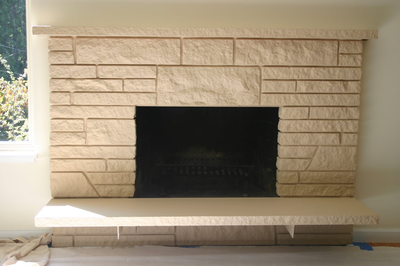 Fieldstone Fireplace Unique Paint Stone Fireplace Charming Fireplace