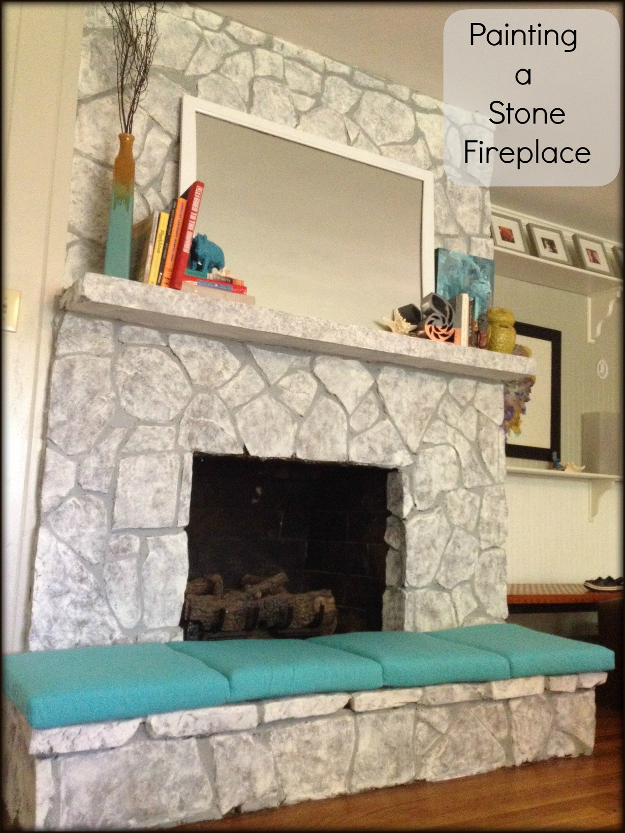 Fieldstone Fireplace Unique Paint Stone Fireplace Charming Fireplace