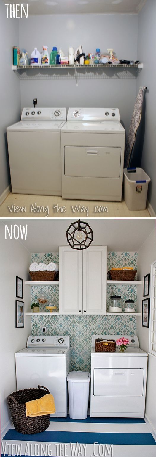 757 best House stuff images on Pinterest bc7bc08c320eca89ac17b58efed7e94a small laundry rooms laundry closet