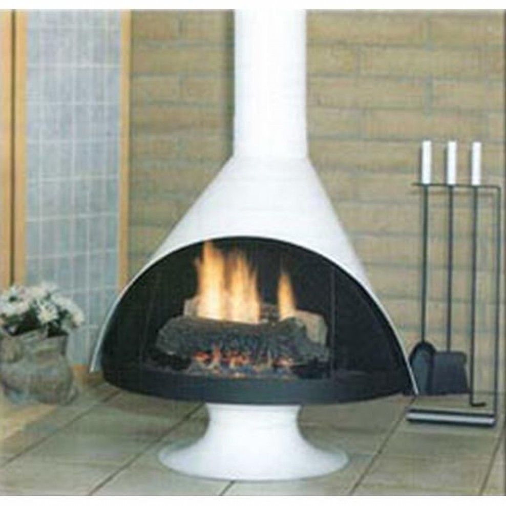 Unique Orb Fireplace for Large Space
