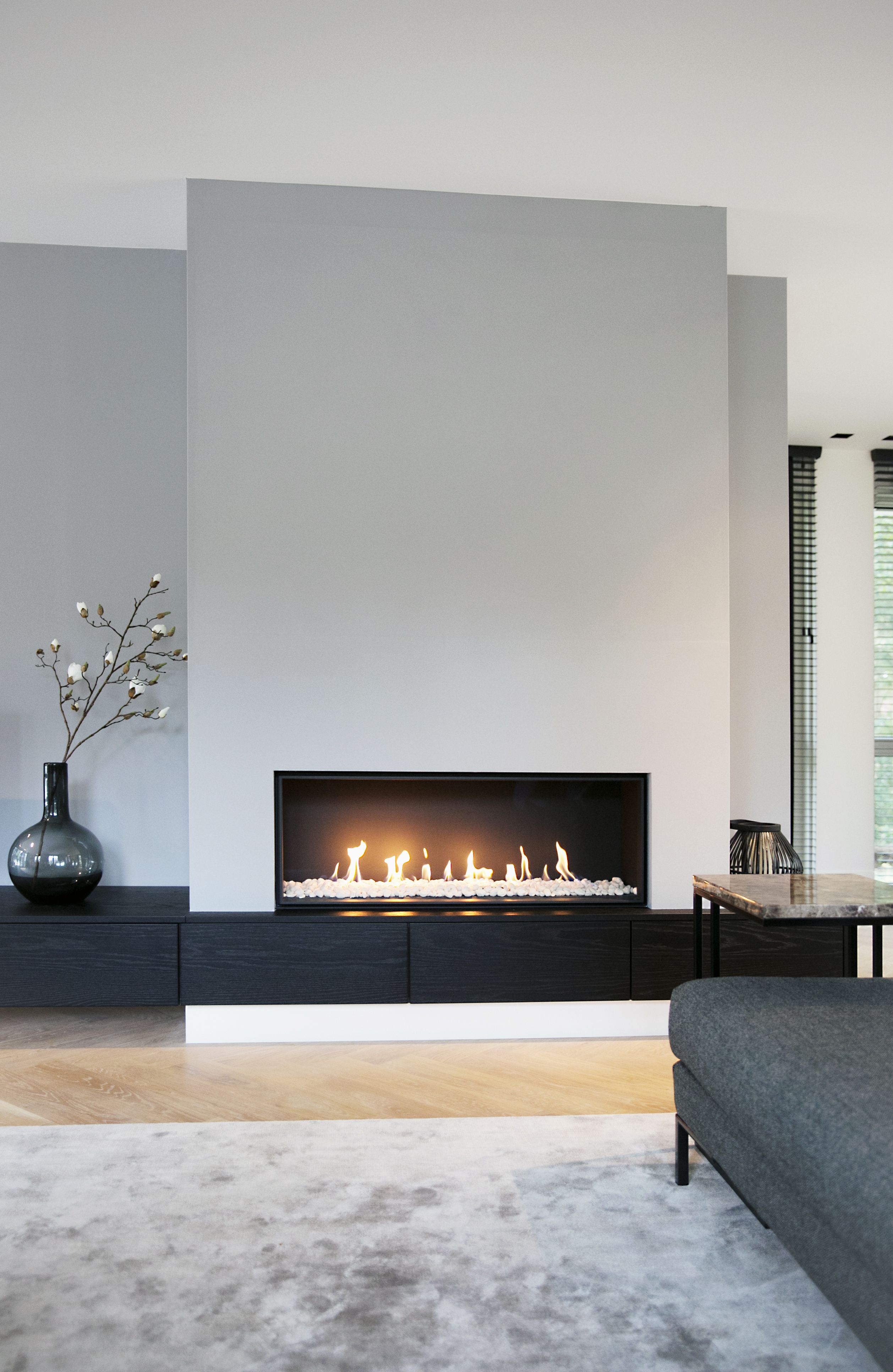 Fire orb Fireplace New Project Interieur Design by Nicole & Fleur