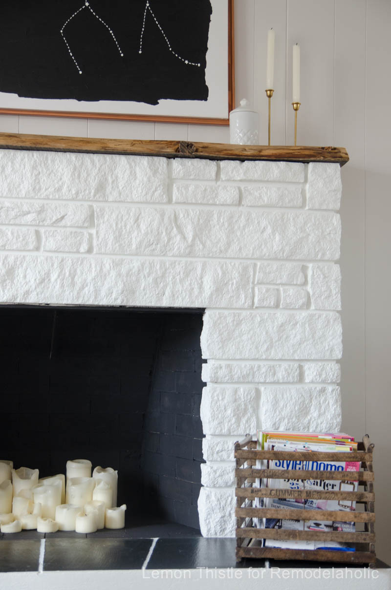 refresh brick fireplace Charming Fireplace fire