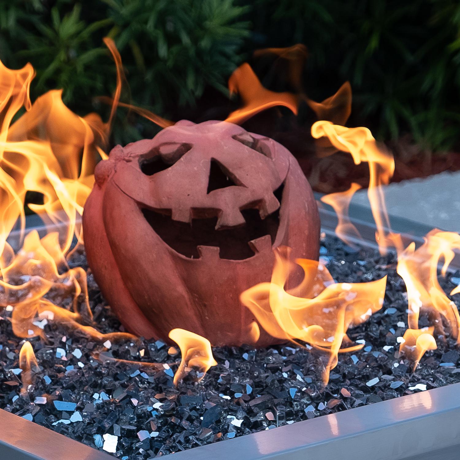 Lakeview Fireproof Fire Pit Pumpkin Gas Log Halloween Decor 6c0ddc159b ea83c07f7797f26e
