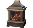 Fireboxes for Wood Burning Fireplaces Beautiful Sunjoy Amherst 35 In Wood Burning Outdoor Fireplace
