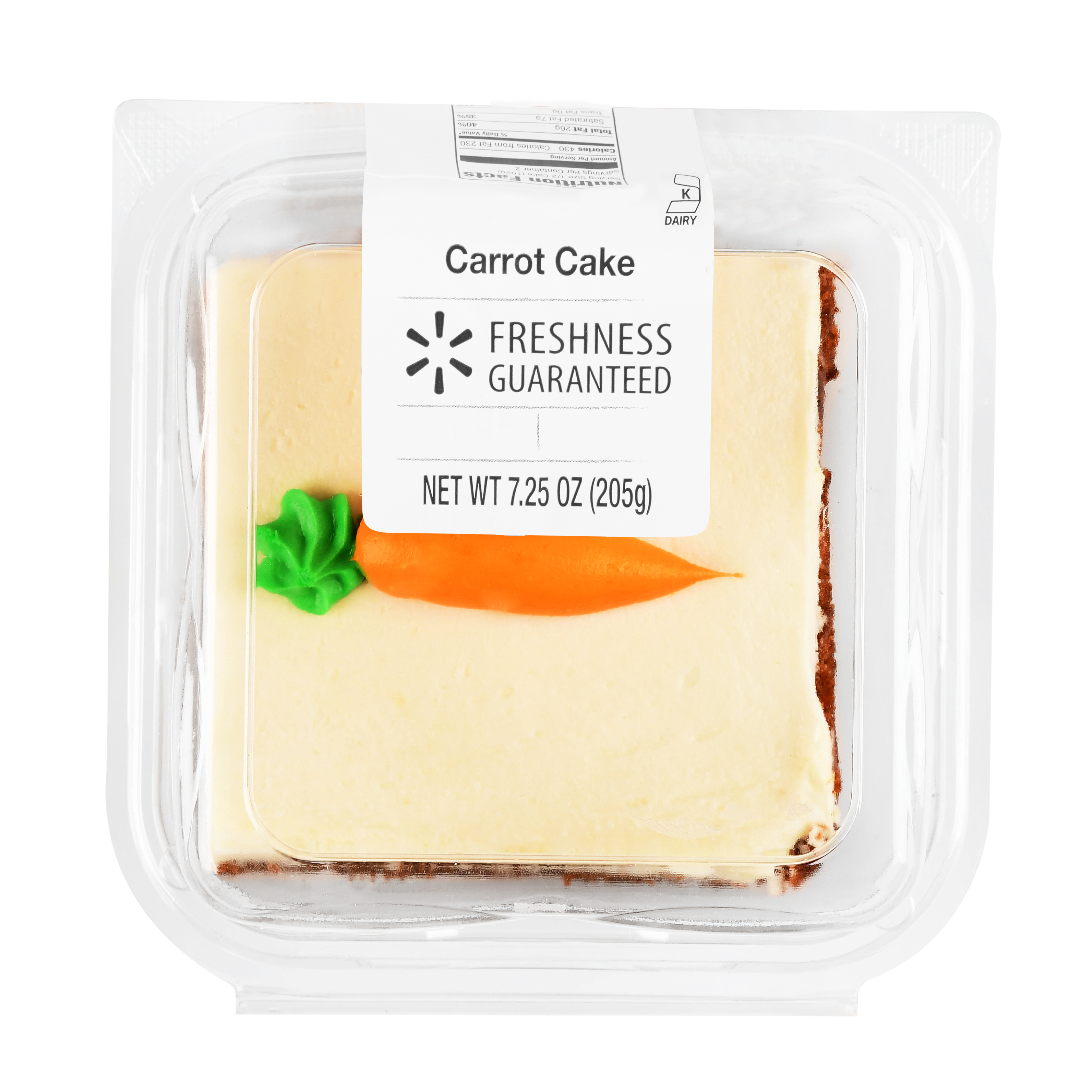 Fireplace Accessories Walmart Awesome Freshness Guaranteed Carrot Cake Square 7 25 Oz