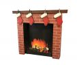 Fireplace Accessories Walmart Beautiful 3d Fireplace Standup Christmas Cheer Ho Ho Ho