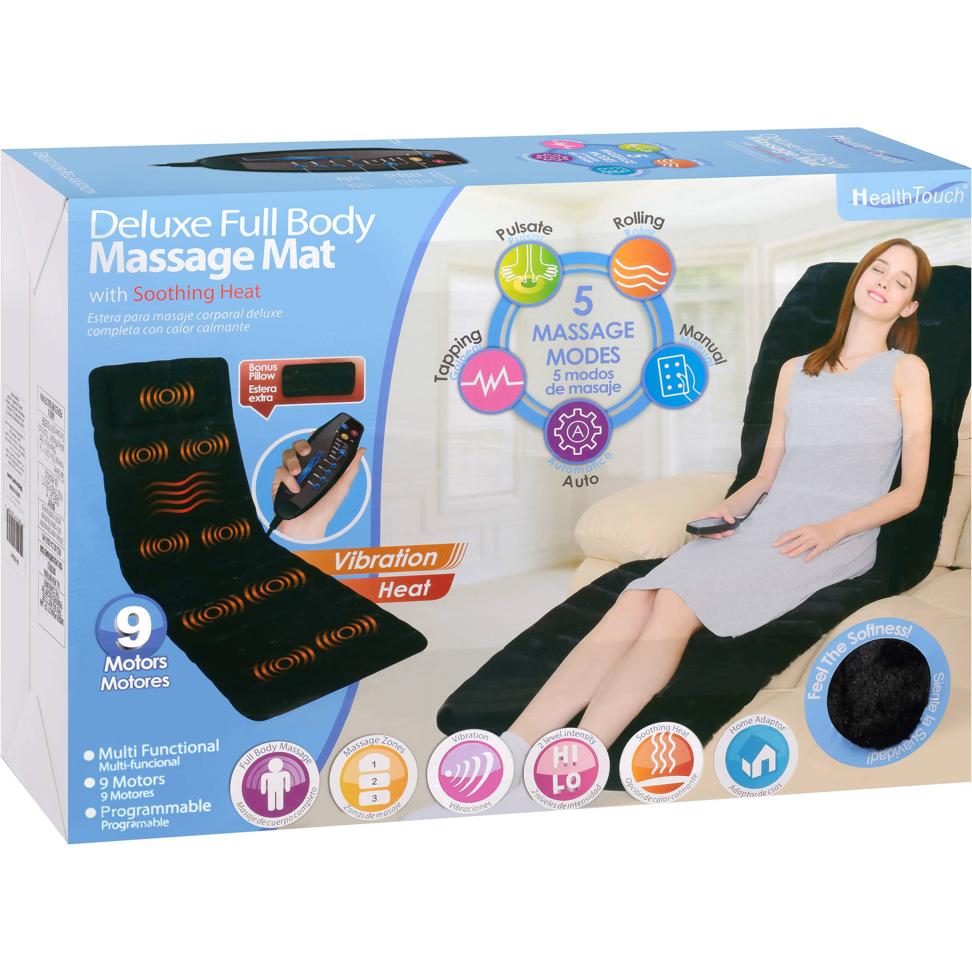Fireplace Accessories Walmart Lovely Health touch Deluxe Full Body Massage Mat with soothing Heat