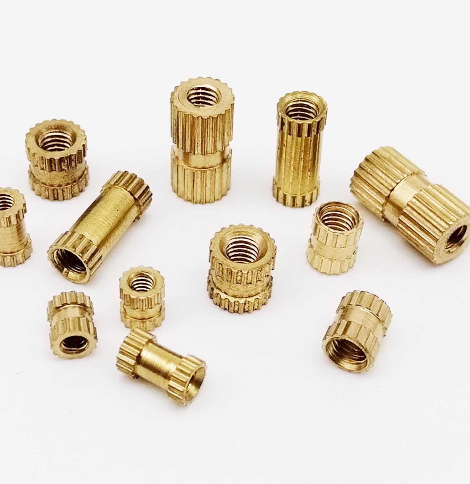 25X M2 M2 5 M3 Solid Brass Pure Copper Metric Thread Injection font b Molding b