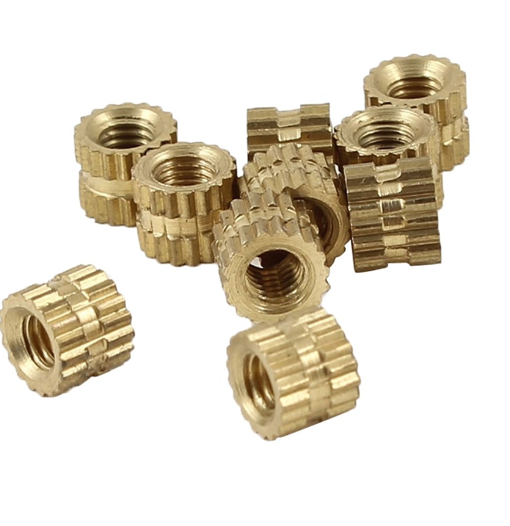 10Pcs Injection font b Molding b font Brass Thread Knurled font b Inserts b font Nuts